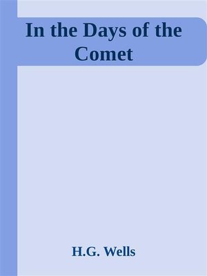 cover image of In the Days of the Comet